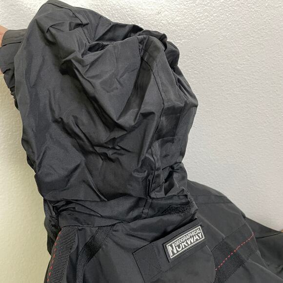 Geographical Norway Jacket Mens Size Medium Black Yacht Club Crew Maker Patches - Picture 10 of 13